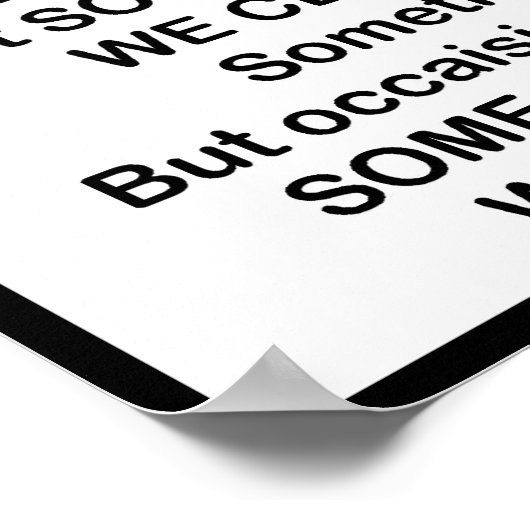 Geschäftszeiten Poster (Ecke)