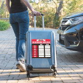 Geschäftszeiten Zeichen, Betriebsstunden Zeichen Aufkleber (Koffer Insitu)