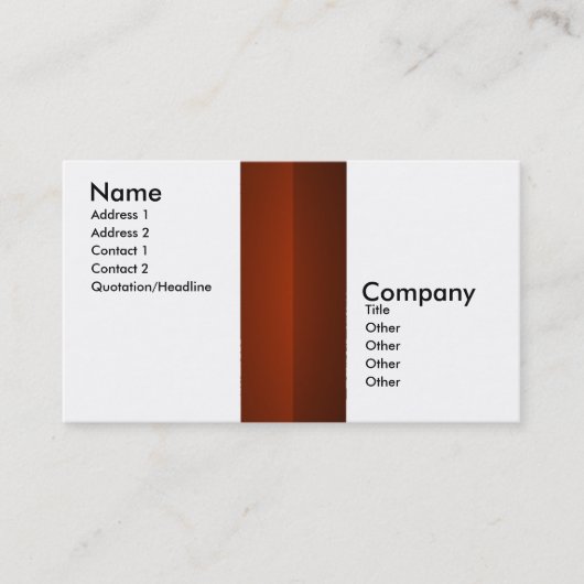 Geschäftszentrum-Sammlung Visitenkarte (Vorderseite)