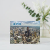 Geschäftszentrum Toronto Postkarte (Stehend Vorderseite)