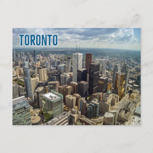 Geschäftszentrum Toronto Postkarte (Vorderseite)