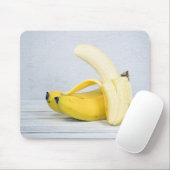 geschälte Banane auf Holz Mousepad (Mit Mouse)