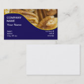 geschälte Pekannüsse Visitenkarte (Vorne/Hinten)