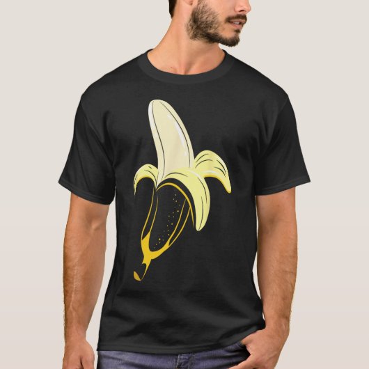 Geschältes Bananenkostüm Niedlich leicht Früchte H T-Shirt (Vorderseite)