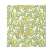 Geschältes Bananenmuster Notizblock (Vorderseite)