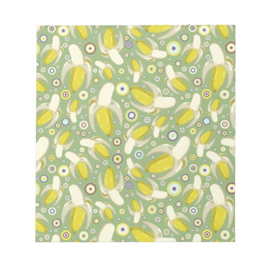 Geschältes Bananenmuster Notizblock (Vorderseite)