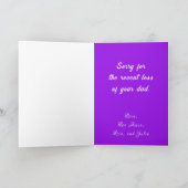 Geschaltete Grußkarte zum gemeinsamen Beileid 02 Karte (Innenseite)