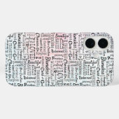 Geschätzte Christliche Worte der Bestätigung Case-Mate iPhone Hülle (Rückseite (Horizontal))