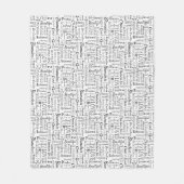 Geschätzte Christliche Worte der Bestätigung Fleecedecke (Vorderseite)