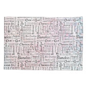 Geschätzte Christliche Worte der Bestätigung Kissenbezug (Rückseite)