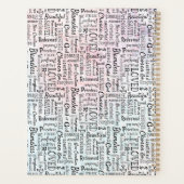 Geschätzte Christliche Worte der Bestätigung Planer (Rückseite)