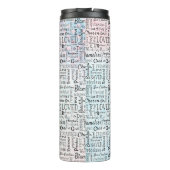 Geschätzte Christliche Worte der Bestätigung Thermosbecher (Rückseite)