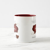 Geschätzte Oma Zweifarbige Tasse (Mittel)
