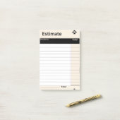 Geschätzter benutzerdefinierter Post - Anmerkungen Post-it Klebezettel (Auf Schreibtisch)