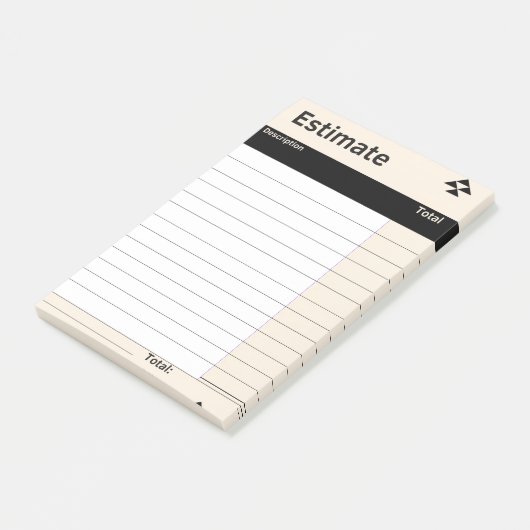 Geschätzter benutzerdefinierter Post - Anmerkungen Post-it Klebezettel (angewinkelt)