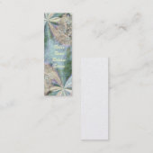 Geschätztes Erinnerungens-Buch-Kennzeichen Mini Visitenkarte (Vorne/Hinten)