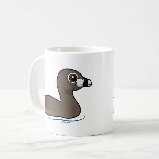 Gescheckt-berechneter Grebe Kaffeetasse (Vorderseite Links)