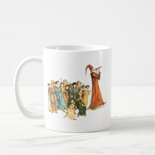 Gescheckte Pfeifer-Illustration durch Kate Kaffeetasse (Links)