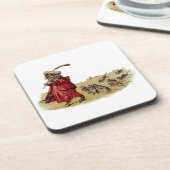 Gescheckte Pfeifer-Katzen-führende Ratten Untersetzer (Linke Seite)