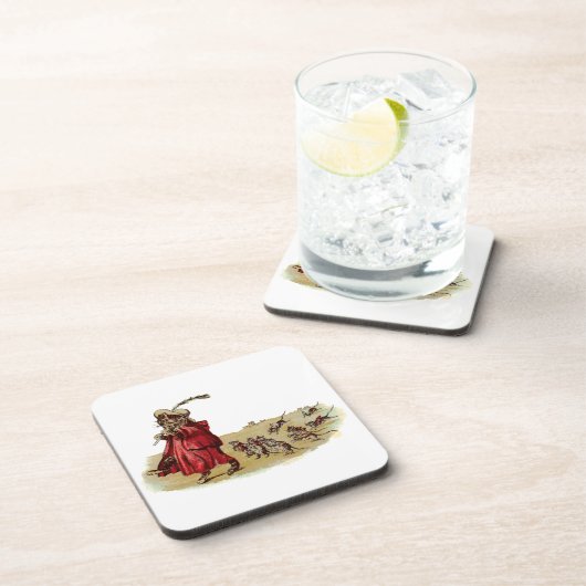 Gescheckte Pfeifer-Katzen-führende Ratten Untersetzer (Rechte Seite)