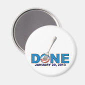Geschehen - 20. Januar 2013 - Anti Obama Magnet (Vorderseite/Rückseite)
