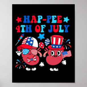 Geschehen am 4. Juli Niere Usa Hutschlauch Dialyse Poster