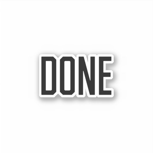 Geschehen Aufkleber (Vorderseite)