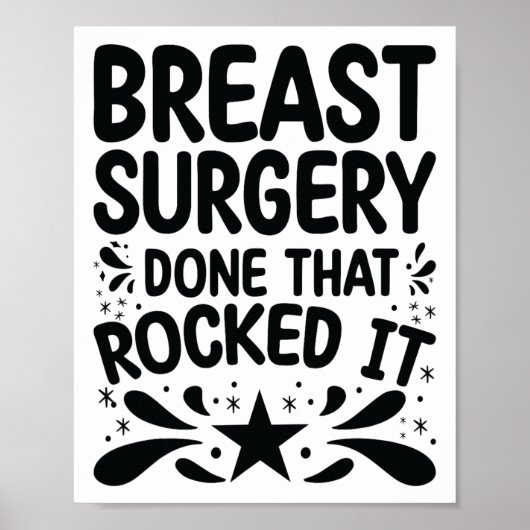 Geschehen - Brustkrebs-Überlebende Operation Poster (Vorne)