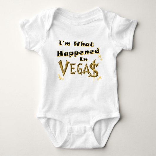 Geschehen in Vegas Baby Strampler (Vorderseite)