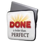 Geschehen ist besser als perfekt laptopschutzhülle (Vorderseite Links)