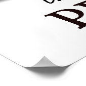 Geschehen ist besser als perfekt poster (Ecke)