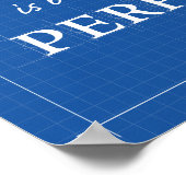 Geschehen ist besser als perfekt poster (Ecke)