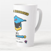 Geschehen und abgestuft" - Retro Gamer Style Milchtasse (Rechte Ecke)