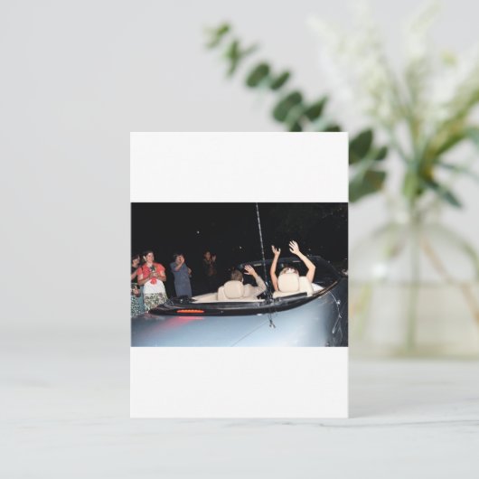 Geschehen und getan postkarte (Stehend Vorderseite)