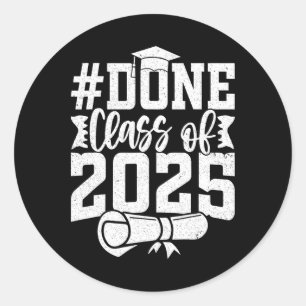 Geschehen zu Cl vom Jahr 2025 Abschluss des Gradua Runder Aufkleber