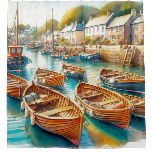 Geschehen zu Tag Duschvorhang (Vorderseite)