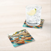 Geschehen zu Tag Rechteckiger Pappuntersetzer (Vor Ort)