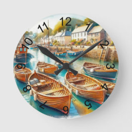 Geschehen zu Tag Runde Wanduhr