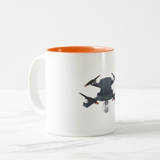 Geschehen Zweifarbige Tasse (Vorderseite Links)