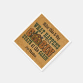 Geschehnisse in der Hütte Serviette (Ecke)