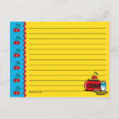 Geschehnisse in Oma's Kitchen Recipe Card Postkarte (Rückseite)