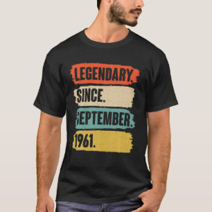 Geschenk 60 Jahre alt - Legendär seit September 19 T-Shirt