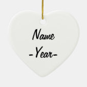 Geschenk an den Arzt - Keramik Ornament (Hinten)