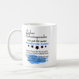 Geschenk an den Schwiegersohn Kaffeetasse