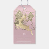 Geschenk an den Weihnachtsbaum von Rentier Mauve P Geschenkanhänger (Rückseite)