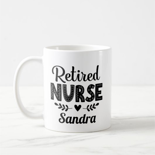 Geschenk an die Krankenschwester Kaffeetasse (Links)
