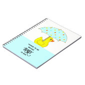 Geschenk an die Mutter zur Schwangerschaft Notizblock (Linke Seite)