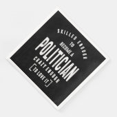 Geschenk an Politiker Serviette (Ecke)