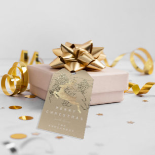 Geschenk an Rentier Elfenbeinküste Weihnachtsbaum Geschenkanhänger