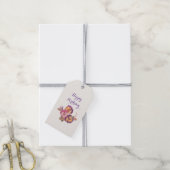 Geschenk-Anhänger | Stiefmütterchen-Sträußchen | A Geschenkanhänger (Mit Garn)
